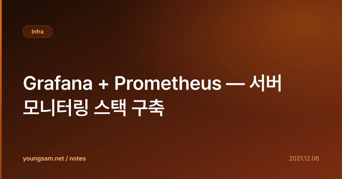 Grafana + Prometheus — 서버 모니터링 스택 구축