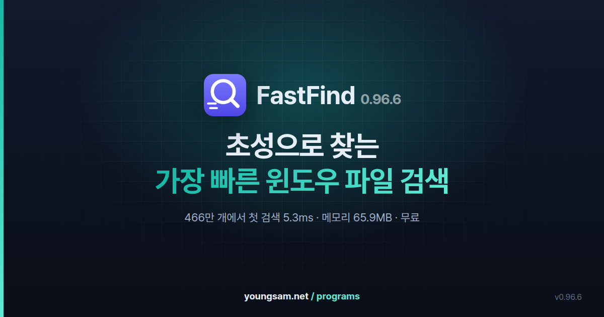 FastFind — The Fastest Windows File Search 스크린샷 1